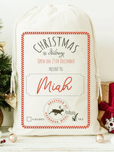 Load image into Gallery viewer, Personalised Christmas Sack
