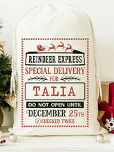 Load image into Gallery viewer, Personalised Christmas Sack
