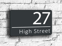 Load image into Gallery viewer, Contemporary Address Plaque
