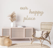 Load image into Gallery viewer, &#39;our happy place&#39; Wall Art
