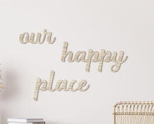 Load image into Gallery viewer, &#39;our happy place&#39; Wall Art
