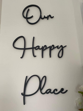 Load image into Gallery viewer, &#39;Our Happy Place&#39; Wall Art
