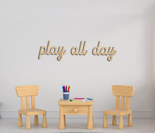 Load image into Gallery viewer, &#39;play all day&#39; Wall Art
