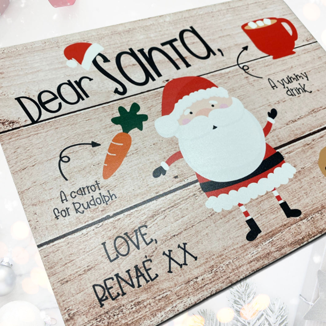 Dear Santa Plate