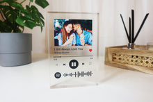 Load image into Gallery viewer, Spotify Photo Plaque Freestanding 20mm
