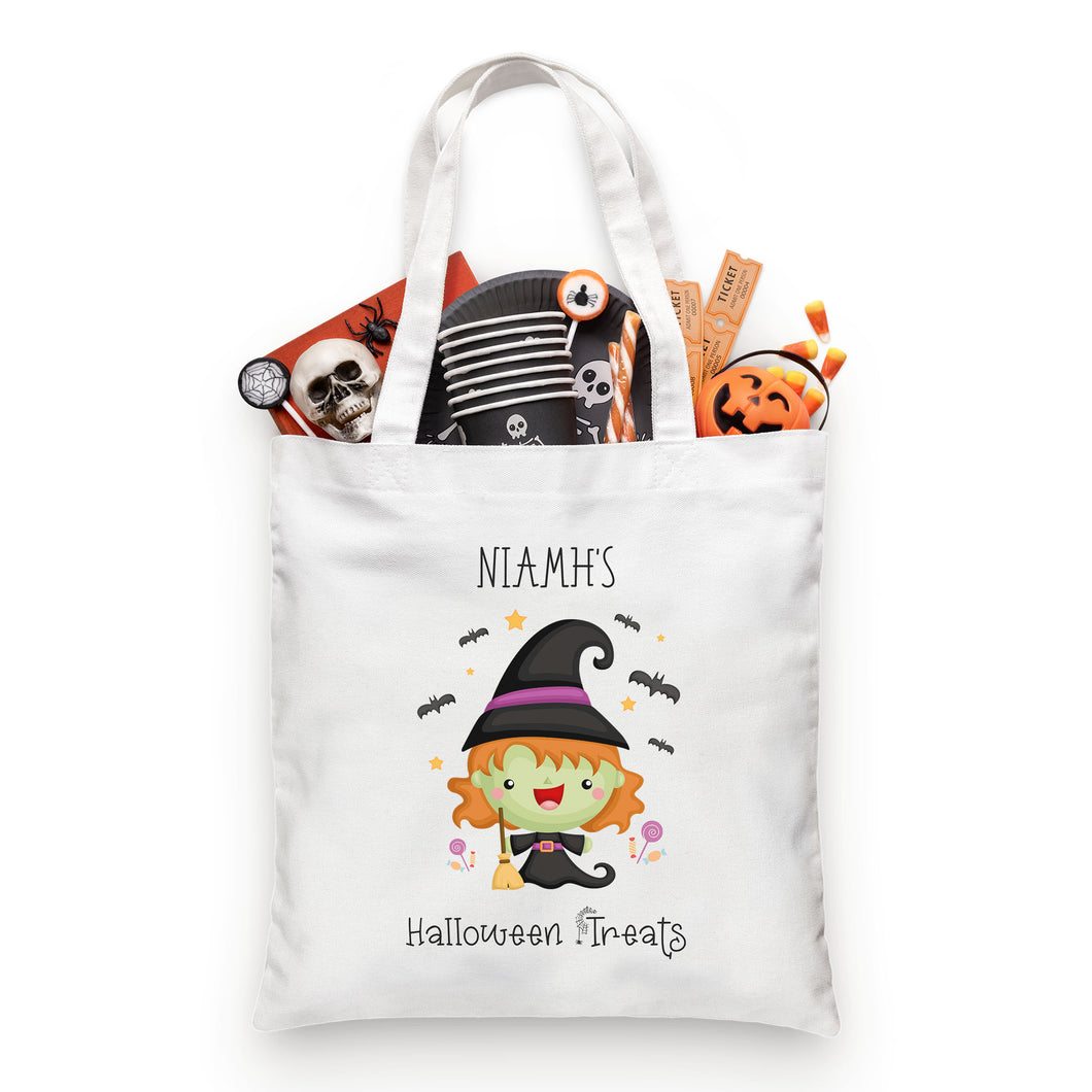 Witch Halloween Personalised Tote Bag